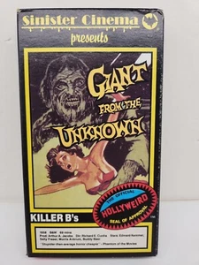 Giant from the Unknown VHS Rare Sinister Cinema Killer B's Hollyweird Release - Picture 1 of 13