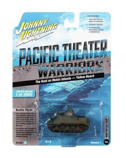 1/100 WWII M3 LEE TANK YELLOW BEACH PACIFIC THEATER WARRIORS JLML007 - Image 1 of 1