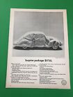 1963 1964 VOLKSWAGEN BEETLE BUG VW VINTAGE ORIGINAL PRINT AD ADVERTISEMENT