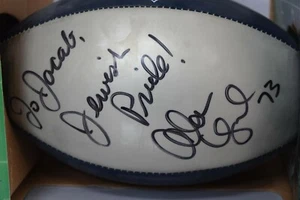 Auténtico jugador de fútbol americano autografiado para ser identificado número #73 - Imagen 1 de 4