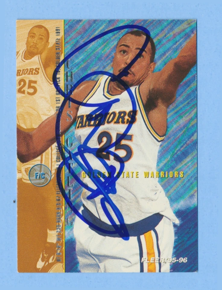 Chris Gatling - Signed/Autographed 1995-96 Fleer Card #57 Golden State Warriors - Image 1 of 1