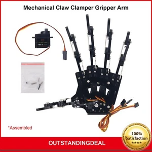 Mechanical Claw Clamper Gripper Arm Left Hand Five Fingers for Robot DIY os67 - Picture 1 of 8