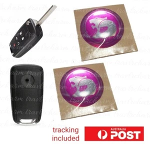 VF HSV Purple Flip Key Fob Badge x2 Clubsport GTS Maloo 13mm Emblem Decal - Picture 1 of 1