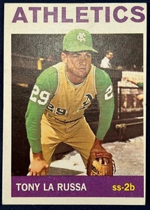 1964 Topps #244 Tony LaRussa - Kansas City Athletics RC Rookie - Foto 1 di 6