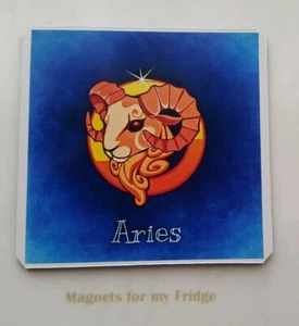 ARIES STAR SIGN HOROSCOPE SYMBOL 'The Ram' FRIDGE MAGNET - M296 F - Bild 1 von 1