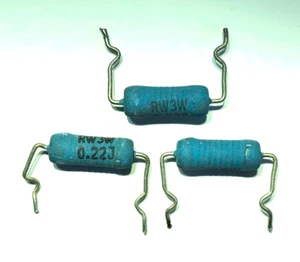 0,22 Ohm 3W 5% Wire Wound Fixed Resistor Non Flame Genuine part tested x 3 - Bild 1 von 1