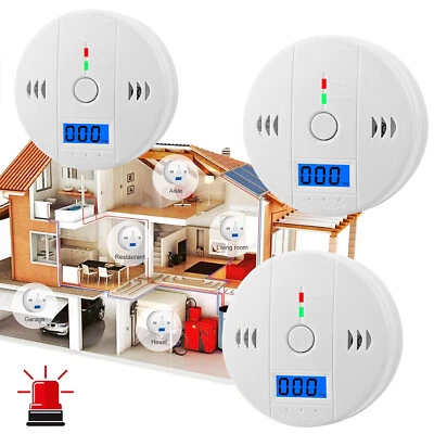 CO detector carbon monoxide detector gas detector warning detector carbon monoxide detector Warner - Image 1 of 4