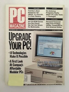 PC Magazine OCT 29, 1991 Vol. 10 No. 18 Back Issue COMPUTER Magazine PC Upgrades - Picture 1 of 3