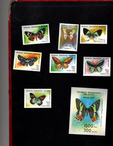 Madagascar sc#1080-7 (1992) Complete MNH Cover