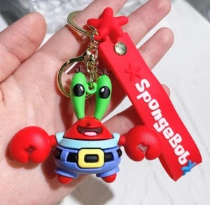 Mr. Krabs Thema Gummi Schlüsselanhänger/Tasche Charm/Rucksack Clip - Bild 1 von 4