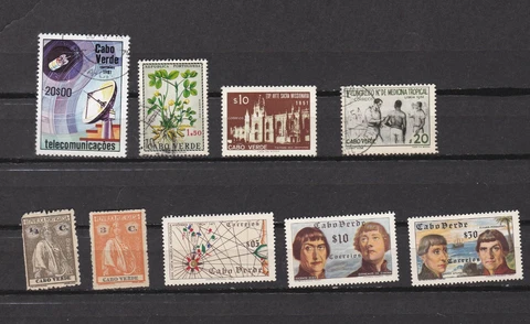 CAPE VERDE - 293 287 347 434 277-9 Map  includes Ceres Cover