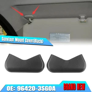 Black Sunvisor Mount Bracket Cap 96420-3SG0A For Nissan SENTRA 2013-16 JUKE BASE - Picture 1 of 14