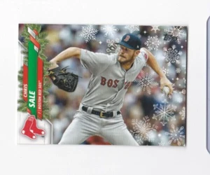 CHRIS SALE '20 TOPPS WALMART HOLIDAY PARALLEL CARD-SHIPS FREE TO THE US! - Picture 1 of 24
