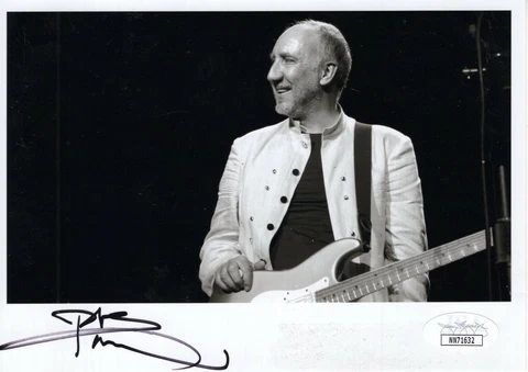 PETE TOWNSHEND HAND SIGNED 5x7 PHOTO       AWESOME+RARE      THE WHO      JSA Cover