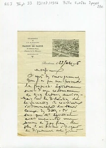Dépt 33 - Bordeaux Château Picon Chemin de la Béchade - Maison de Santé de 1916 - Picture 1 of 1