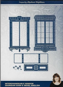 Troquel de corte de encaje andrajoso - VENTANA INTERCAMBIABLE Faja y bisel georgiano inglés - Imagen 1 de 2