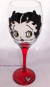 Betty Boop Vino Ginebra Cerveza Vaso Regalo Culto Vintage Pin-up Chic Cumpleaños Burlesque - Imagen 1 de 9
