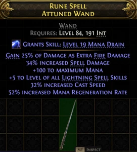 Wand Spark Stromweaver +5 Skills Standard Softcore Path of Exile 2 PoE 2 - Picture 1 of 1