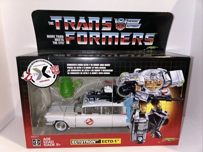 Transformers Ghostbusters Collaborative Ecto-1 Ectotron Version 1 Slimer MISB - Image 1 of 4