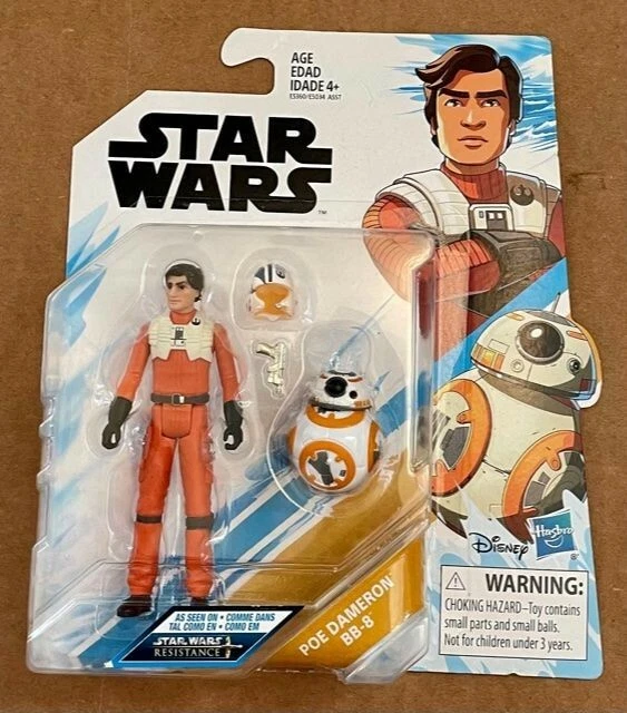 Star Wars Resistance Poe Dameron y BB-8 paquete de 2 figuras 3,75" nuevo en tarjeta 2018 Foto 1 de 4
