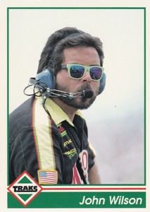 John Wilson Mellow Yellow Pontiac Auto Racing Traks Card #139 1992