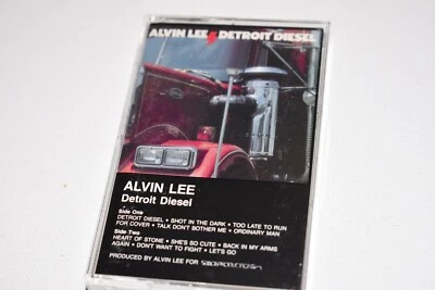 Alvin Lee Detroit Diesel Cassette Tape 1986 Foto 1 de 4