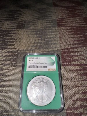 2004 Ms70 Silver Dollar - Image 1 of 2