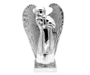 Schutzengel für Hunde Figur Dekofigur Engel Metall Engelfigur mit Hund Love Dog - Picture 1 of 9