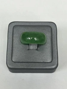 Natural Green Jade Ring Size 10 And 3/4 6.1g 11.56mm #5  - Picture 1 of 5