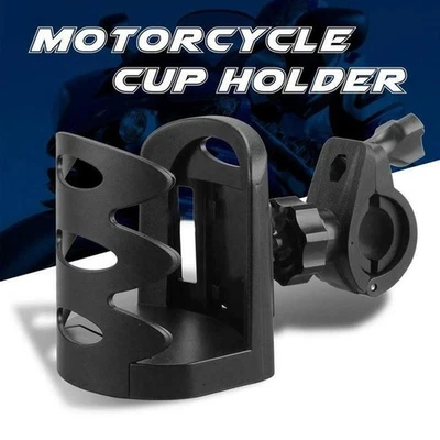 Motorcycle Adjustable Bottle Cup Water Drink Holder Universal Mount Handlebar US - Image 1 of 4