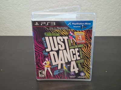 PS3 Just Dance 4 Game CIB NM Disc Clean Tested 2012 Dancing Rhythm Music Ubisoft - Image 1 of 3