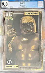 DC K.O. #1 - Bolsa ciega Mark Spears 1:100 edición lámina dorada "Darkseid" - CGC 9,8 - Imagen 1 de 2