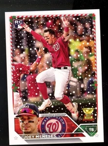 2023 TOPPS HOLIDAY JOEY MENESES  ( 9 ) #H80 WASHINGTON NATIONALS LOT - Picture 1 of 1