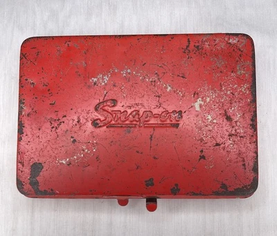 Caja de herramientas de metal Snap-On Snap On KRA-275 estuche para juego de enchufes de unidad de 1/4" solo caja Foto 1 de 4