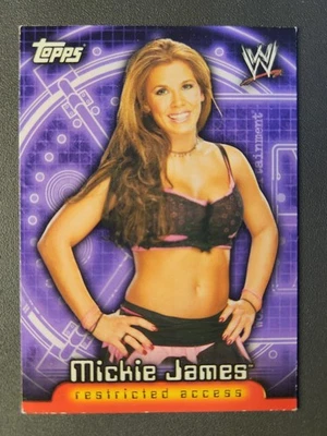2006 Topps WWE Insider Restricted Access #27 MICKIE JAMES ROOKIE (RC) - Image 1 of 2