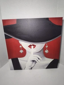 Haute Chapeau Rouge I Marco Fabiano 16x16 Canvas Wall Art 1.5" Deep - Picture 1 of 3