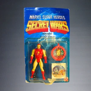 VINTAGE 1984 MATTEL MARVEL SUPER HEROES SECRET WARS IRON MAN+SECRET SHIELD 7206 - Picture 1 of 5