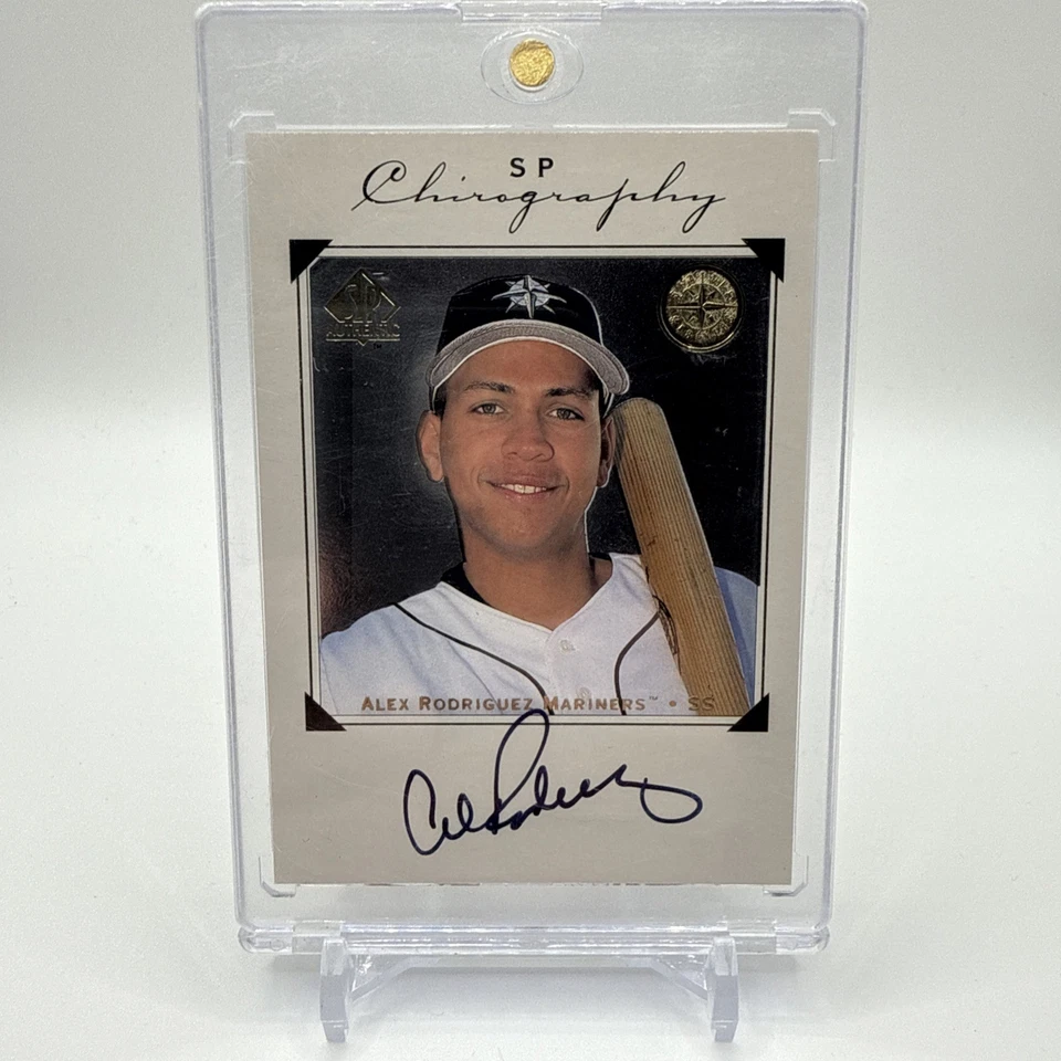 Alex Rodriguez 1998 SP Authentic Chirography Auto SSP #AR-SEA MARINERS - Image 1 of 3