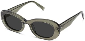 Warby Parker Carmel Sonnenbrille extra breit Farbe Crystal Moss 53-20-140 - Bild 1 von 2