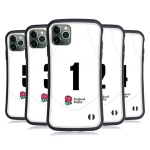 ENGLAND RUGBY UNION 2020/21 PLAYERS HOME KIT HYBRID CASE FOR APPLE iPHONES PHONE - Picture 1 of 22
