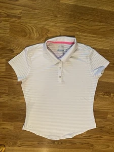 Adidas Climacool Women’s Golf Polo Light Weight Almost See Thru Size M - Picture 1 of 8