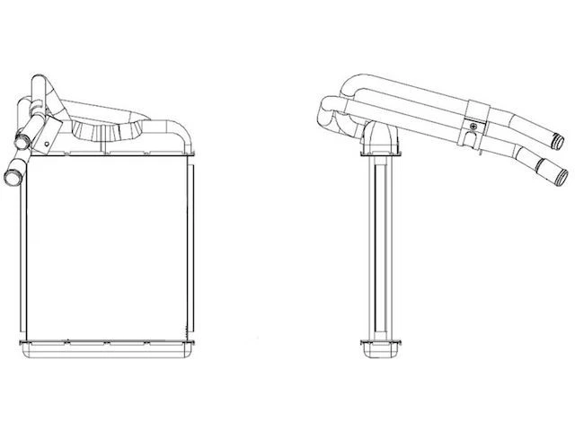 Para Chevrolet Blazer 1995-1997 núcleo térmico TYC 71158BWJG 1996 4,3 L V6 Foto 1 de 2