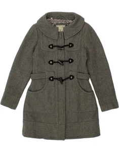 GUESS Womens Duffle Coat UK 14 Medium Green Polyester AO01 - Picture 1 of 3