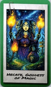 Tarjeta de arte 2025 Zendecks Hécate, Diosa de la Magia Mitología y Leyendas Envío gratuito - Imagen 1 de 1
