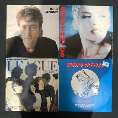 Pop Rock 44 x Vinyl Record LP Job Lot Wings Elton Genesis Rod Stewart Eurythmics - Image 1 of 4