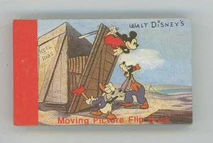 Walt Disneys Donald Duck, Goofy, Mickey Mouse Vintage Film Klappbuch - Bild 1 von 2