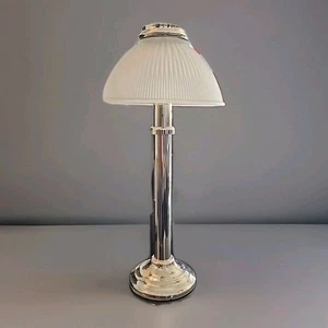 Partylite Silver Gaslight Candle Lamp - Picture 1 of 2