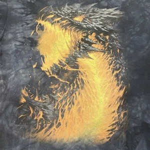 The Mountain Excalibur Casino Las Vegas Dragon Fire Flames Size Large - Picture 1 of 8