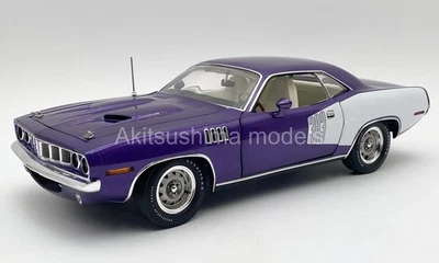 ACME GMP A1806135 1/18 1971 Plymouth Cuda 383 Violet American muscle car 1:18 - Image 1 of 4