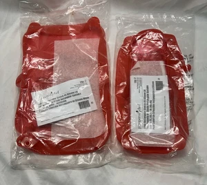 Juego de 2 tapas de silicona Pampered Chef Stretch Fit rectangulares ventiladas 1764, 1763 - Imagen 1 de 5